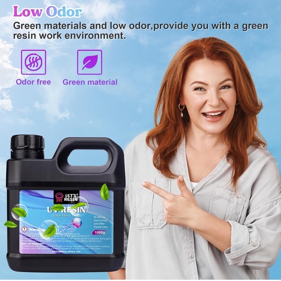 NIB Let's Resin UV Resin Clear Hard Type - Picture 5 of 6